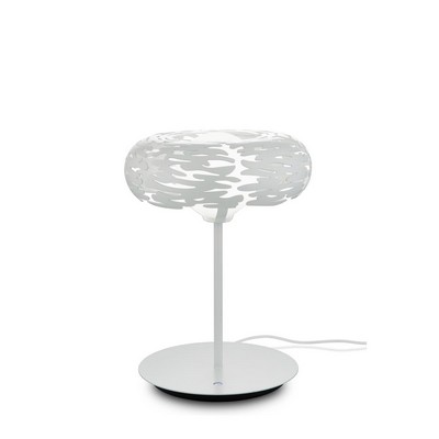 Lámpara de mesa de Alessi-Barklamp en acero coloreada con resina epoxi